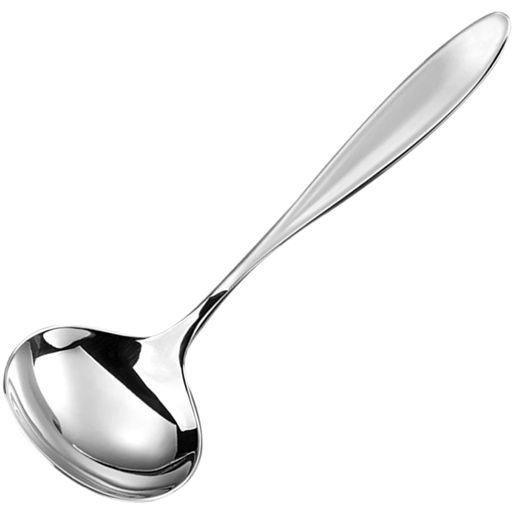 

Stainless Steel Soup Large Size Kids Spoon Multipurpose Dessert Table Spoon For Home Restaurant Ergonomic Design Easy