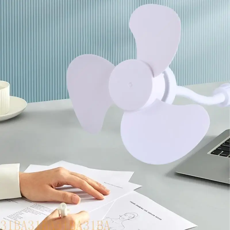 

10W Ceiling Fans Strong Wind Quiet E27 Socket with Switches Ceiling Fans Flexible Tube Fan for Room Offices