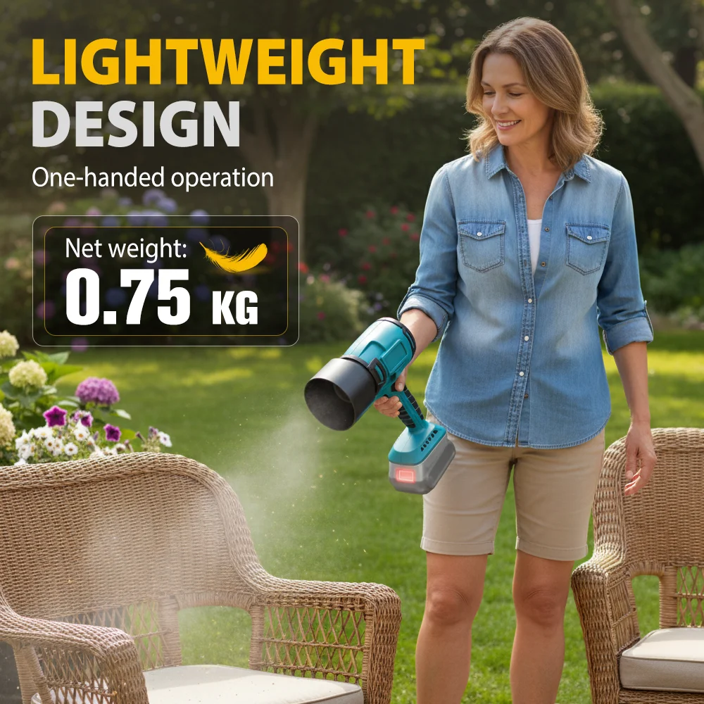 العاصفة توربو مروحة قوية منفاخ الهواء توربو منفاخ الغبار ماكس 1000 جرام التوجه ورقة منفضة يده أداة السلطة لبطارية ماكيت 18 فولت-21 فولت #3