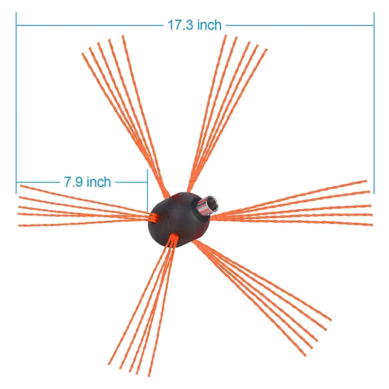 Chimney  Brush,Flexible Fireplace Tool Cleaning Brush Rotary Cleaner Brushes Head for Fireplace Flue Cleaning