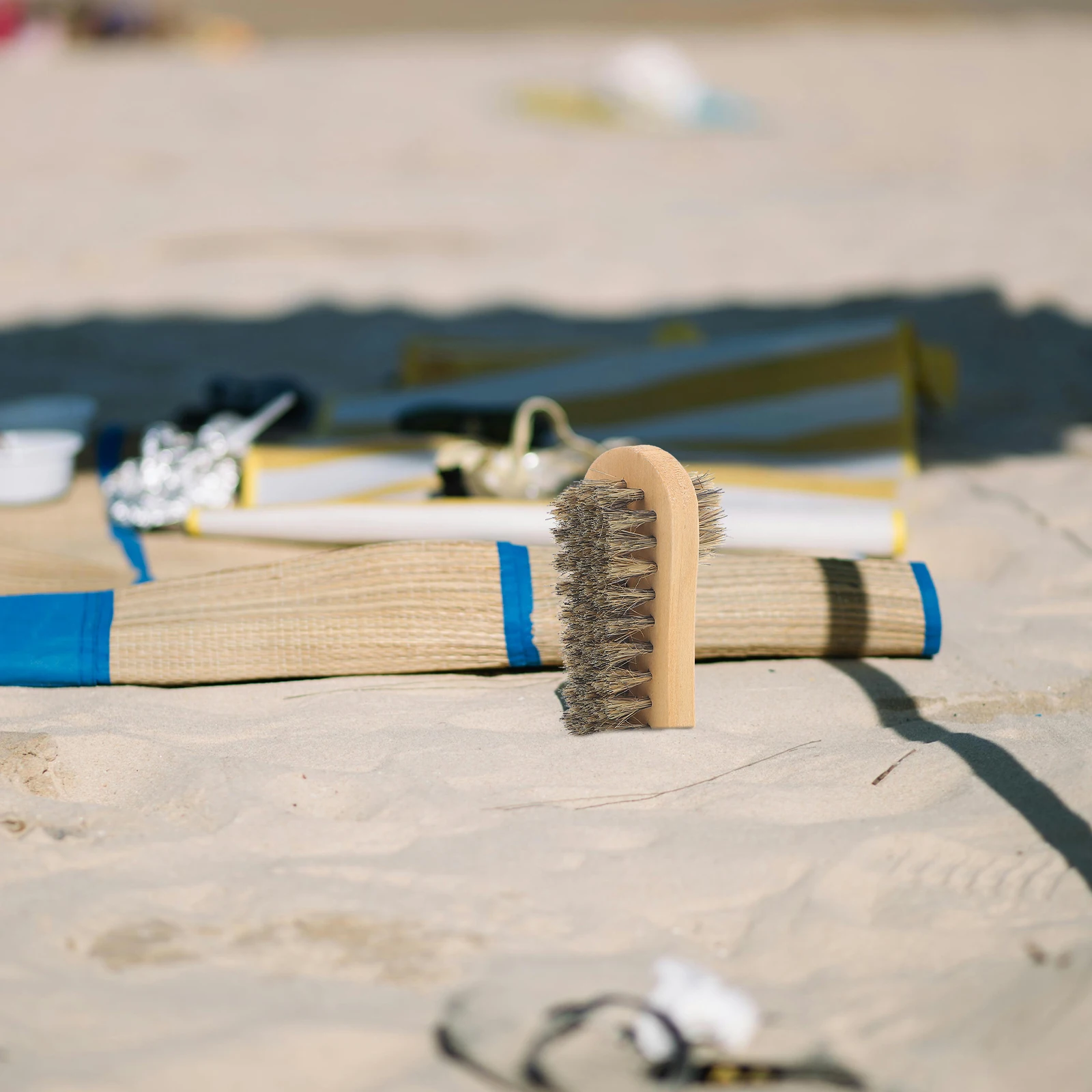 Cepillo multifuncional para quitar la playa, herramienta de limpieza suave para Surf, depurador de arena, uso práctico con juguetes de arena, juego en piscina
