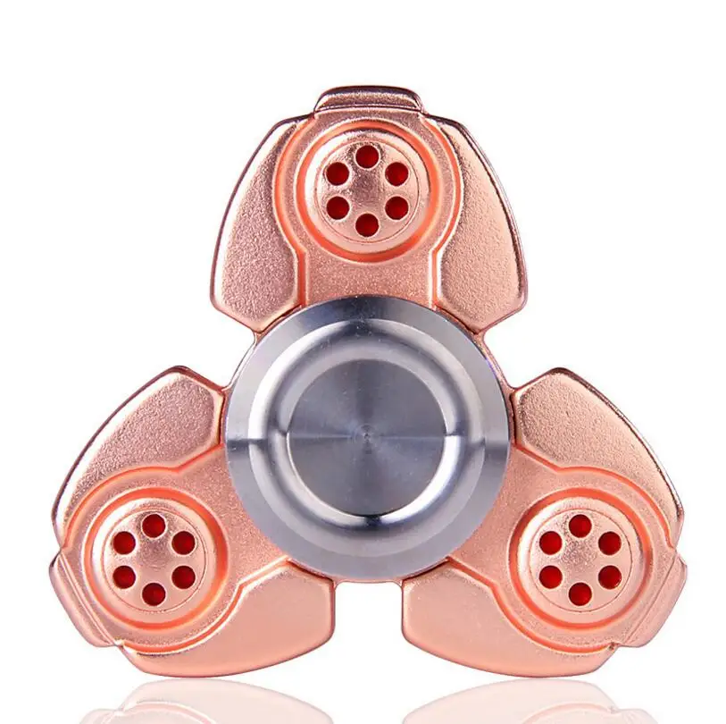 Finger Metal Triangle EDC Gyro Wind Fidget Hand Spinner CKF Captain for Anti-Anxiety Stress Relieve Adult Toy Gift Fast Spearing