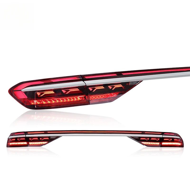 Suitable for 18-22 Audi A8 through- light assembly D5 modification, new LED scanning running rear tail lights