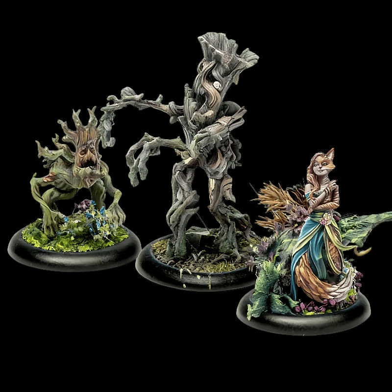 

Die Cast Resin Model Assembly Kit, GK, Wyrdwood 3 Digits, Unpainted (including Base)