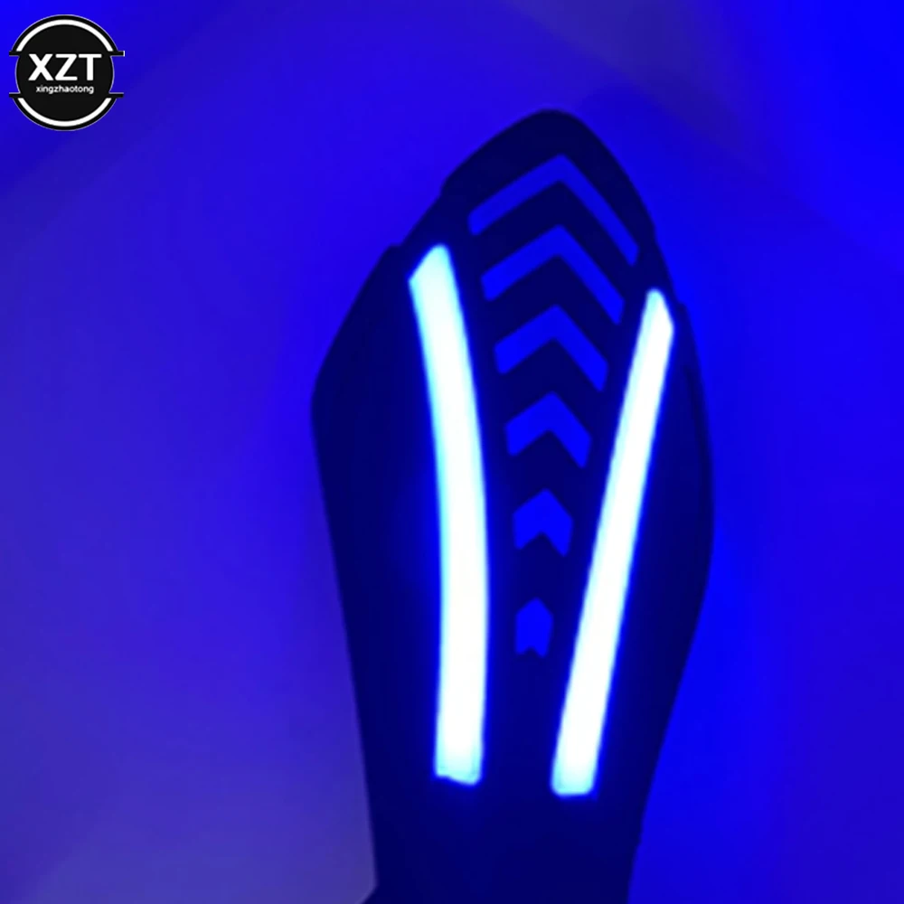 2 Stuks Winddichte Motorfiets Handbeschermers 1 Paar Beschermer Schild Waterdichte Motorcross Stuur Beschermers Met Led Stromende Richtingaanwijzers