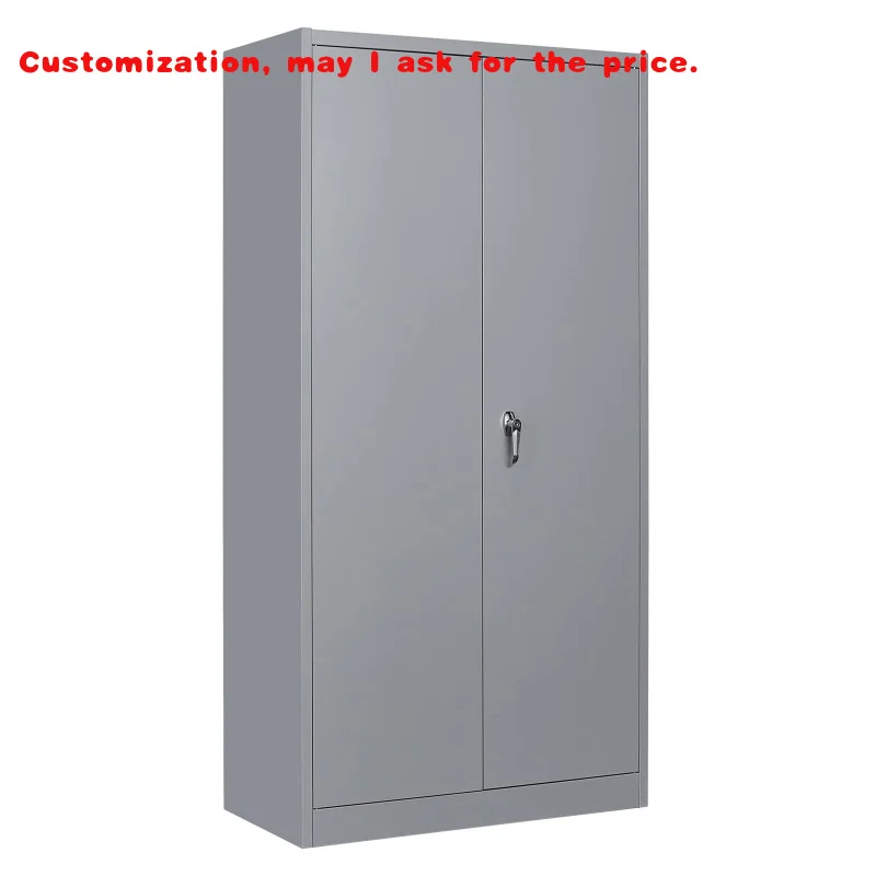 مخصص. خزانة تخزين معدنية مع 2 و 4 أرفف خزانة تخزين فولاذية قابلة للقفل مستودع جراج المكتب