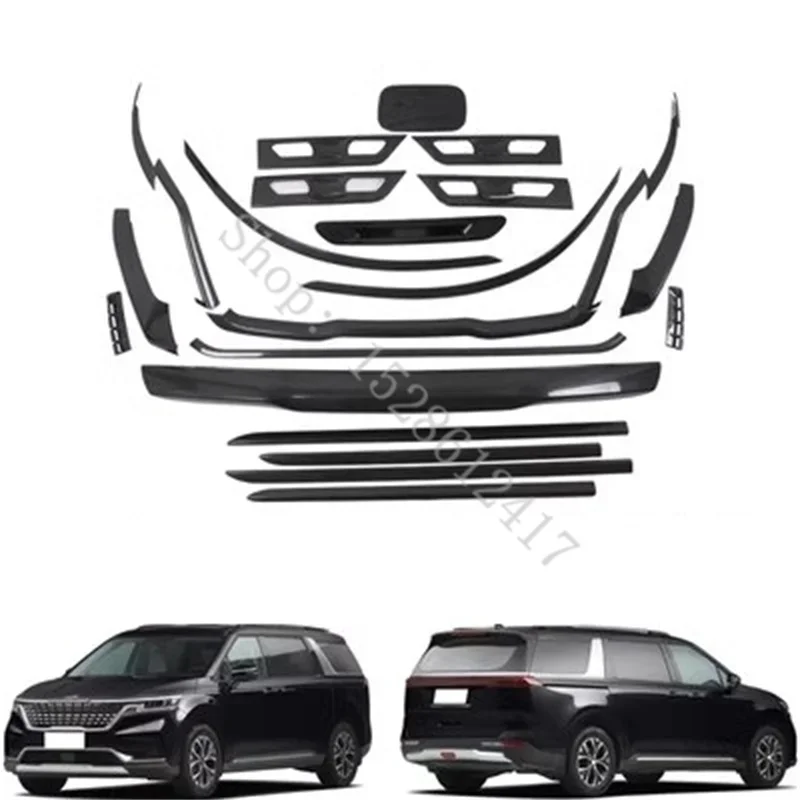 

For Kia Carnival Sedona KA4 2020 - 2023 Door Handle Cover Rearview mirror cover body side moldings side door decoration Trim