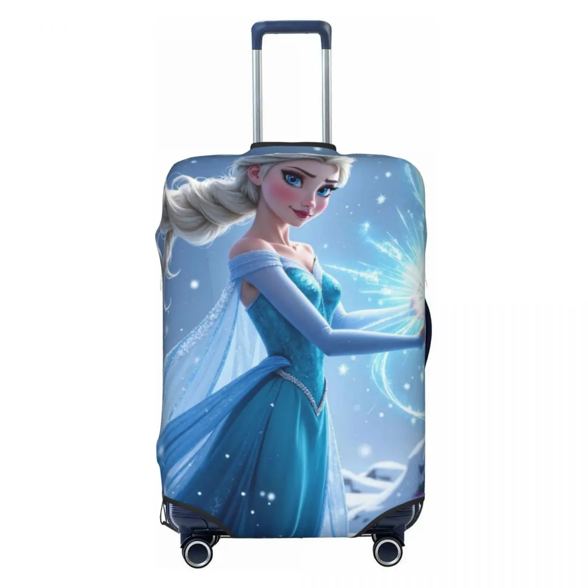 

Custom F-Frozen Cartoon Elsa Luggage Cover Protector Cute Travel Suitcase Protective Cover for 18-32 Inch