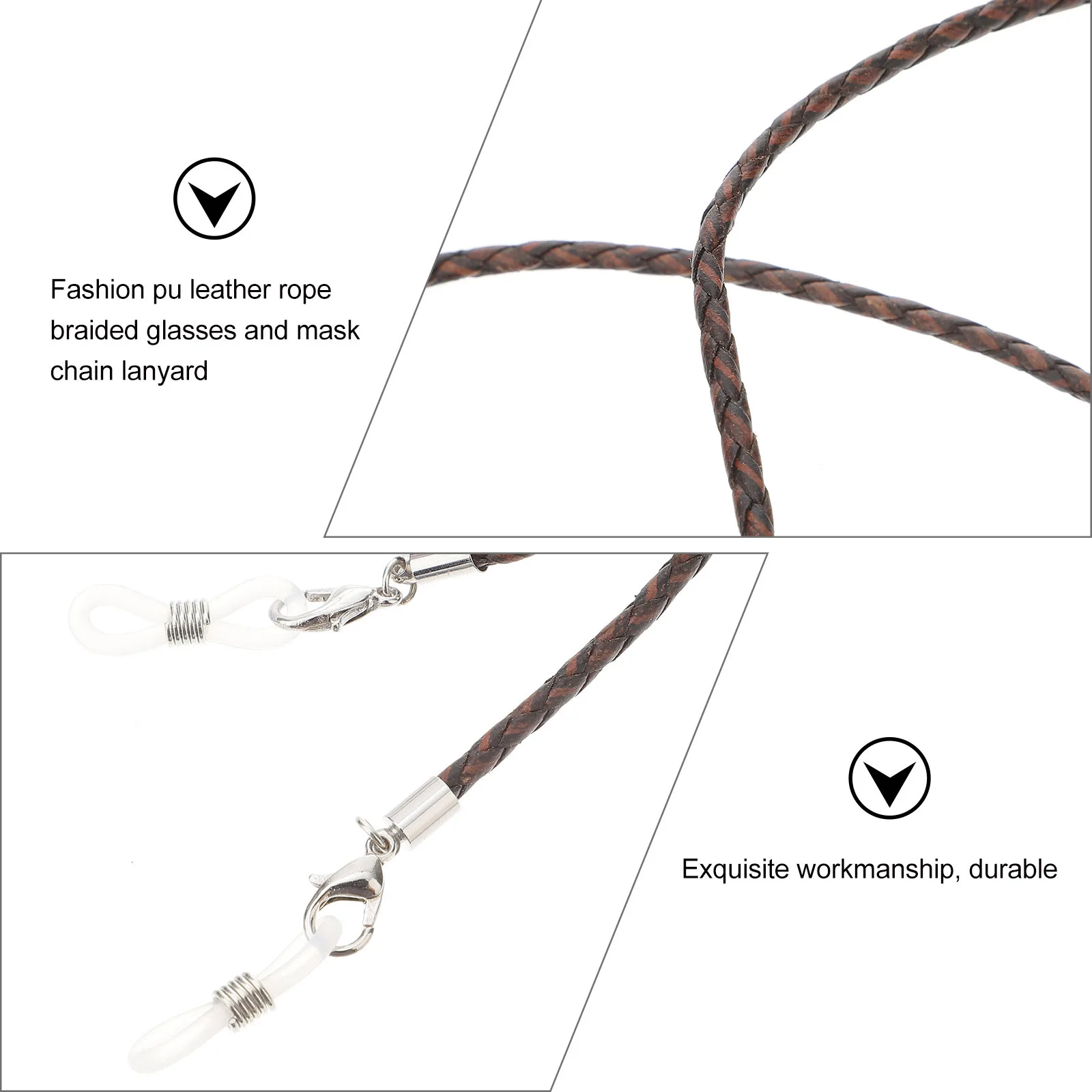 1 قطعة حبل تعليق للقناع للنظارات، حزام رقبة خفيف الوزن بسطح ناعم يثبت القناع بإحكام ومضاد للضياع للاستخدام من قبل البالغين والأطفال