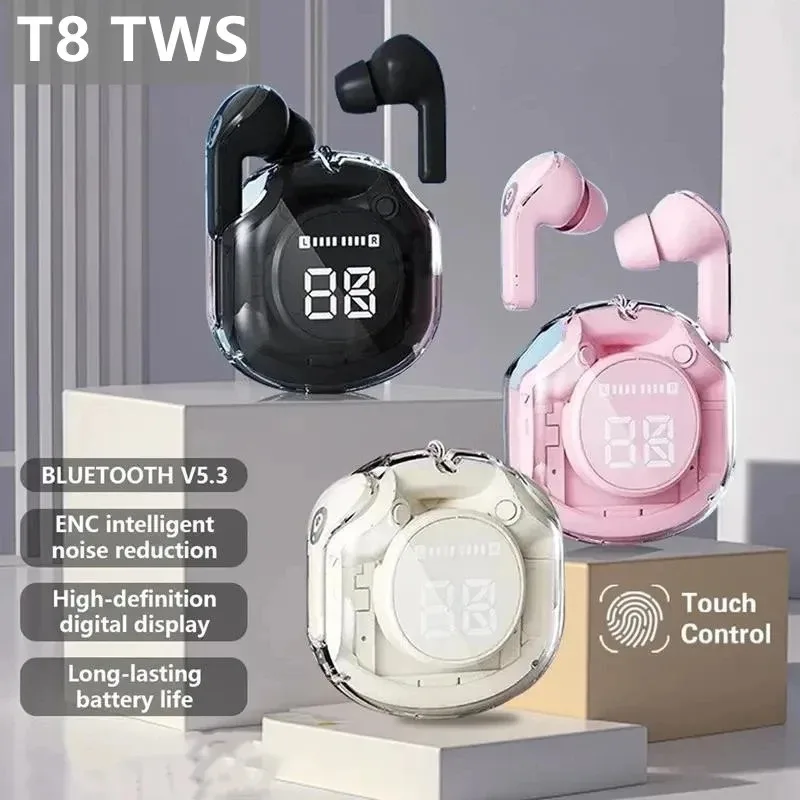 หูฟังบลูทูธ TWS AI แปลภาษาแบบเรียลไทม์ บลูทูธ 5.4 รองรับ 156 ภาษา สำหรับการเดินทาง ธุรกิจ การเรียนรู้ ใช้ได้กับ iPhone