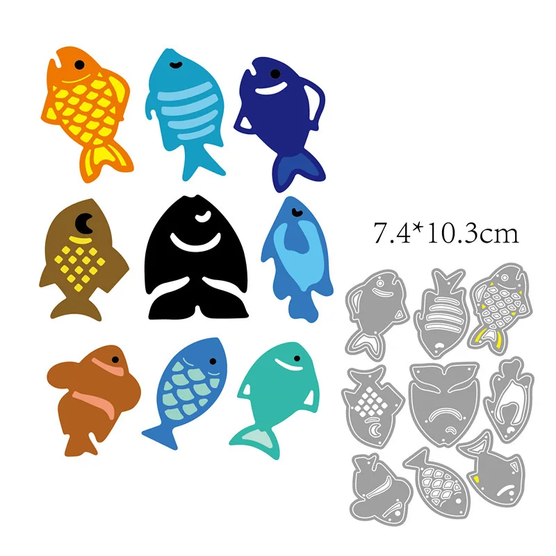 Shark Head Metal Cut Dies Stencils for Scrapbooking Stamp/Photo Album Decorative Embossing DIY Paper Cards