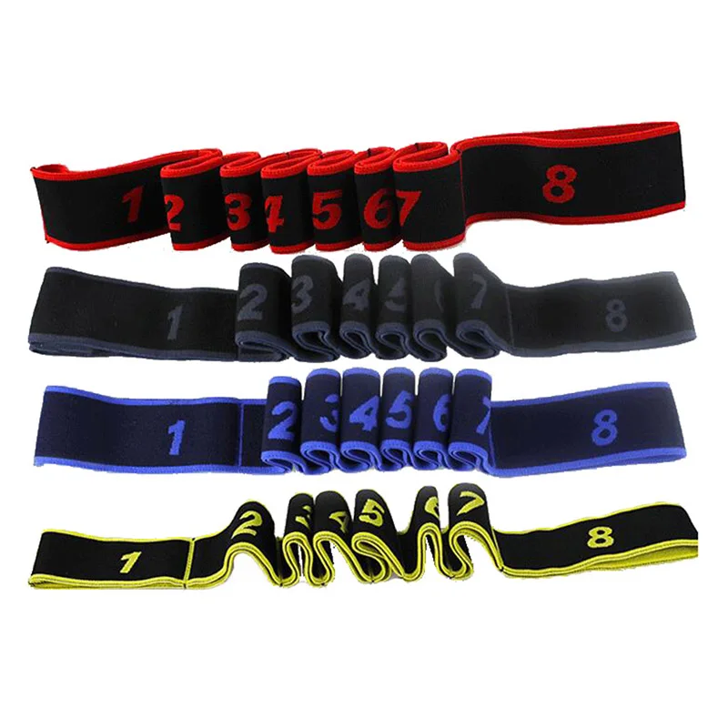 Best Sale Pilates Yoga Stretch Resistance Bands Fitness Elastic Band Gymnastics Latin Training Bands dance Workout Training