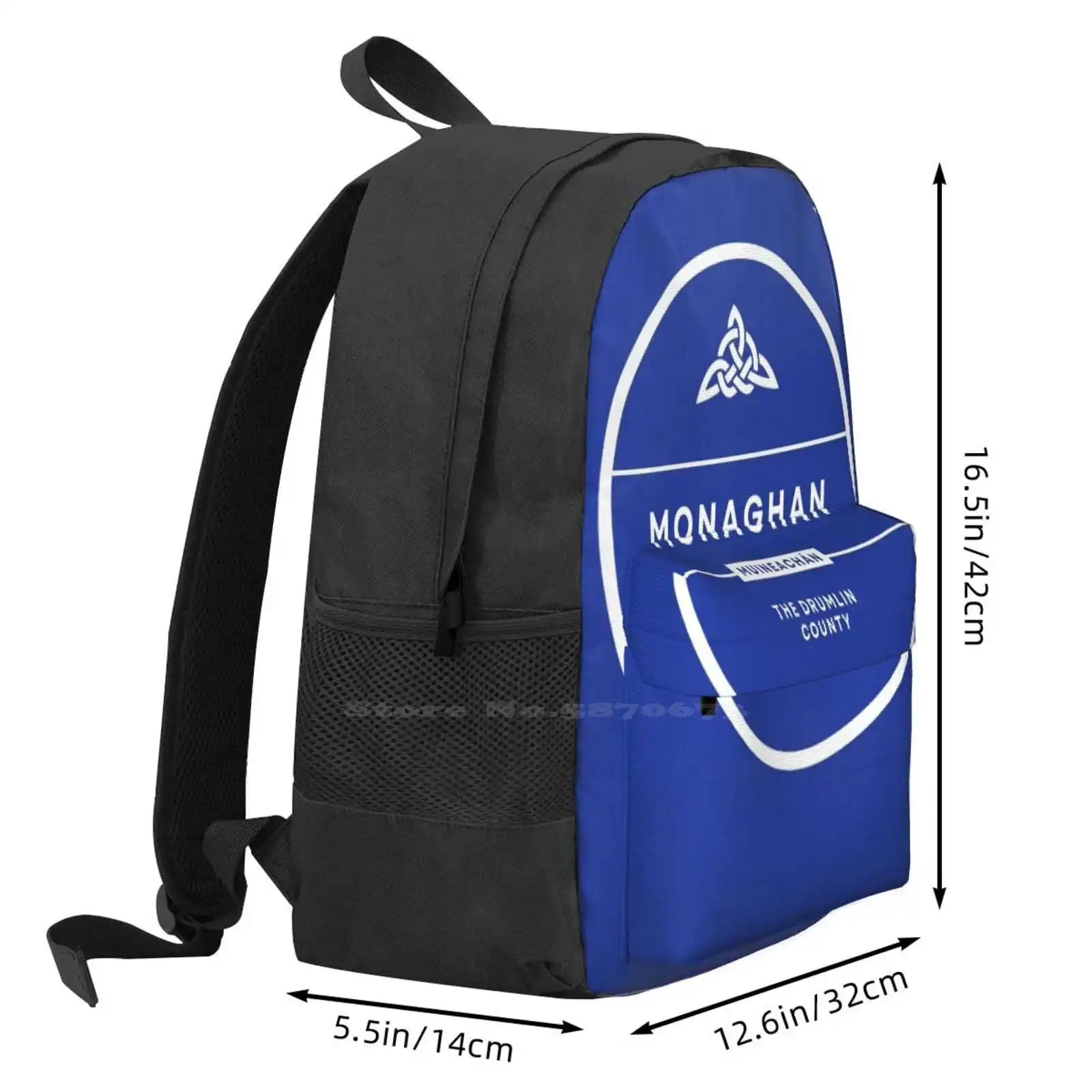 Mochila De Colores Monaghan , County And Gaa, gran oferta, bolsos de moda, Monaghan, Gaa County, Monaghan, monoghan Colours, azul