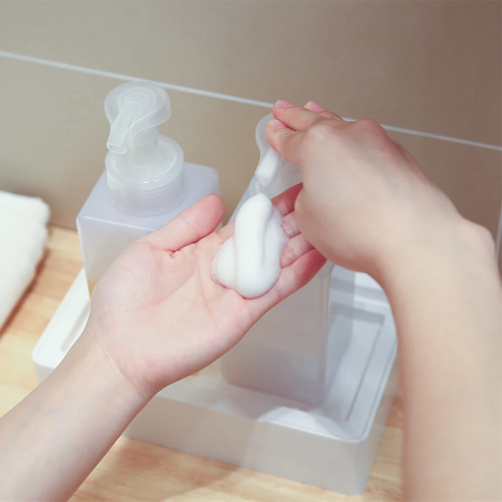 2개입 빈 펌프 병 휴대용 여행용 화장품 용기 리필 가능한 로션 크림 디스펜서 샴푸 바디워시용