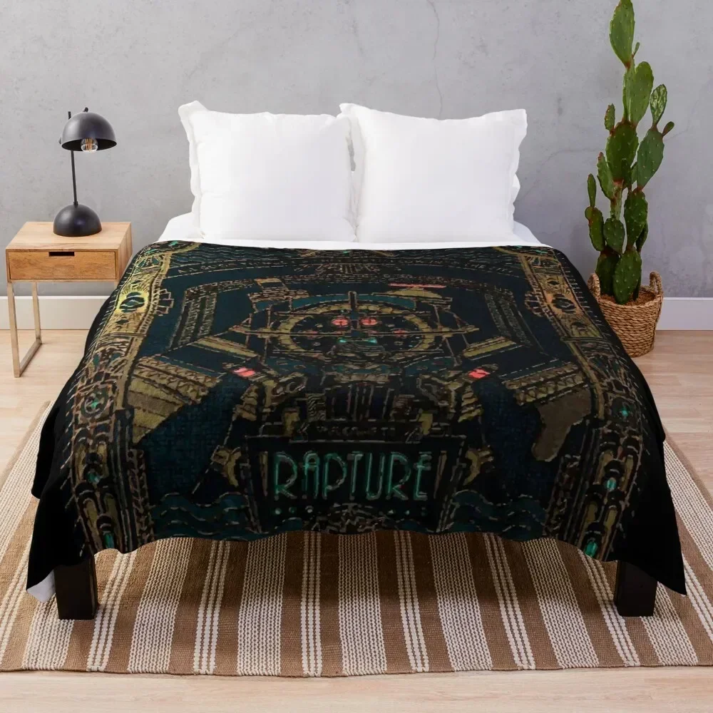 

BioShock Rapture Throw Blanket Custom Cute Plaid Blankets