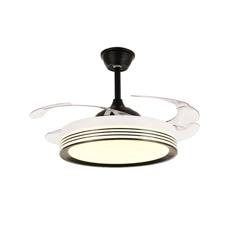 AFRA Ceiling Fan Light Invisible Lamp With Remote Control Modern Simple LED For Home Living Room