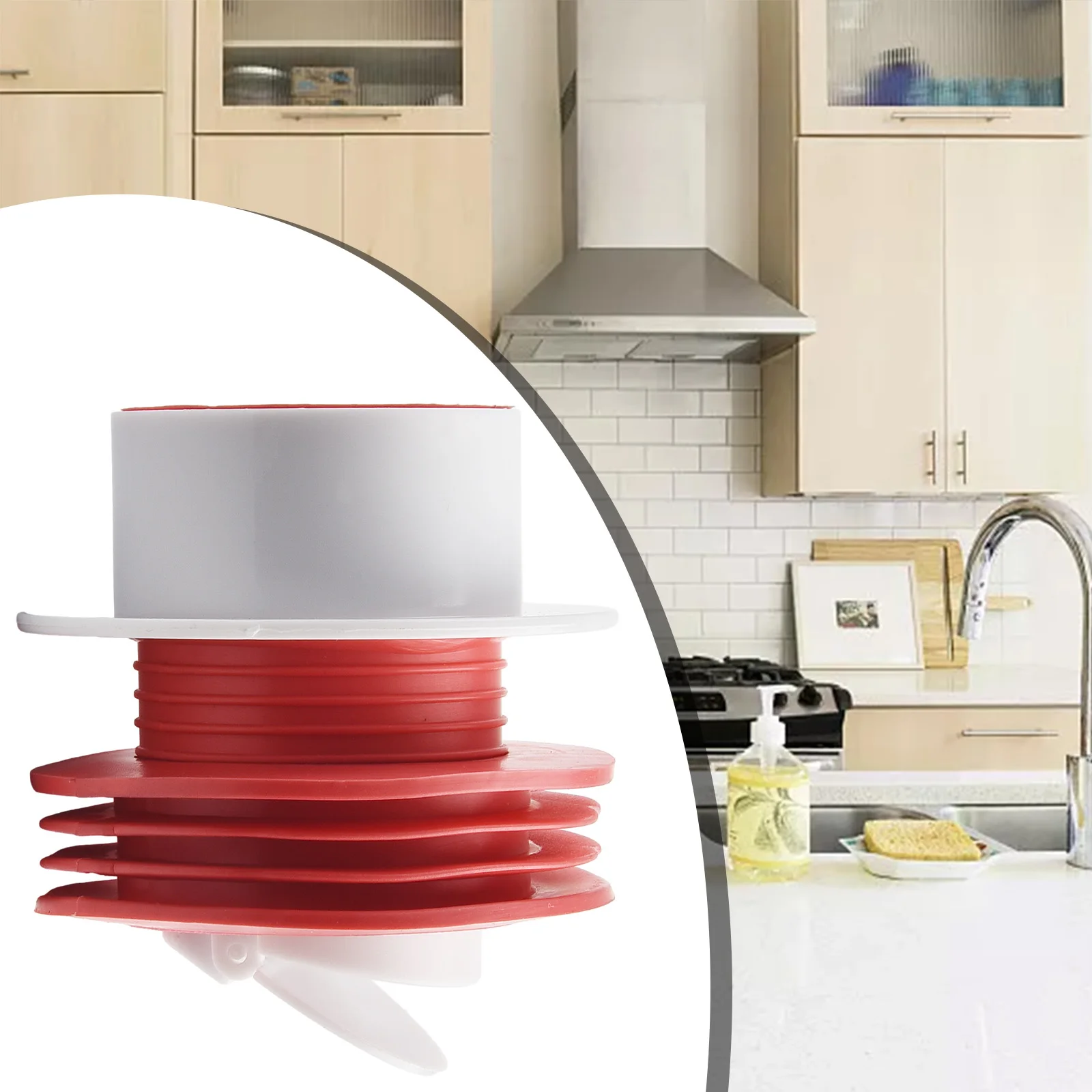 ABS Plastic Floor Drain Core for Efficient Drainage and Backflow Control in 50mm and 75mm Residential Sewer Pipes