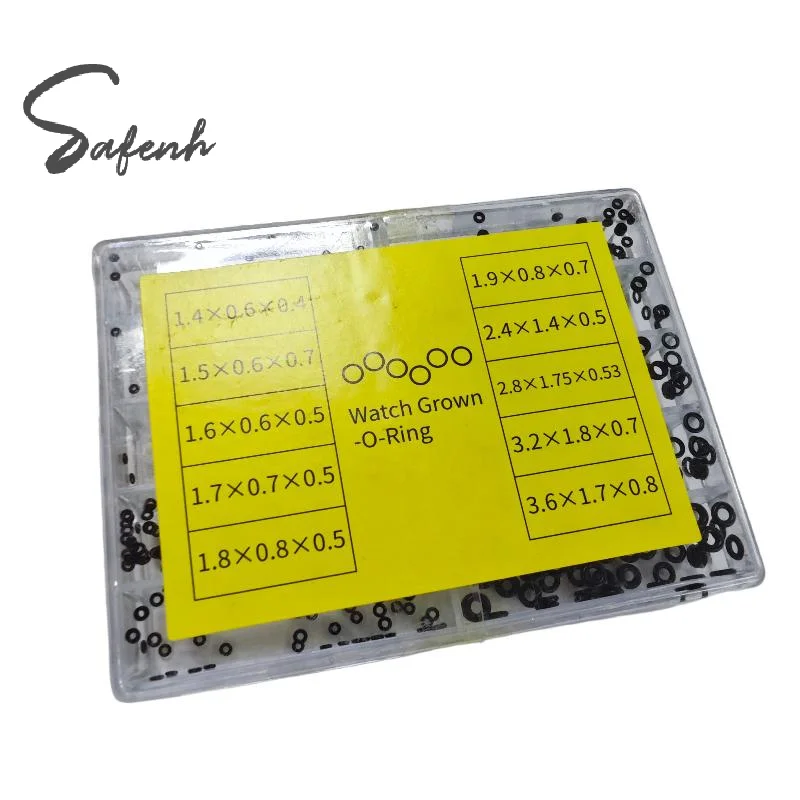 1 Set Watch Crown Gaskets Watch Repair Tools Mini Rubber Washer O-Ring Watch Crown Waterproof Watches Seals Watchmaker Tool
