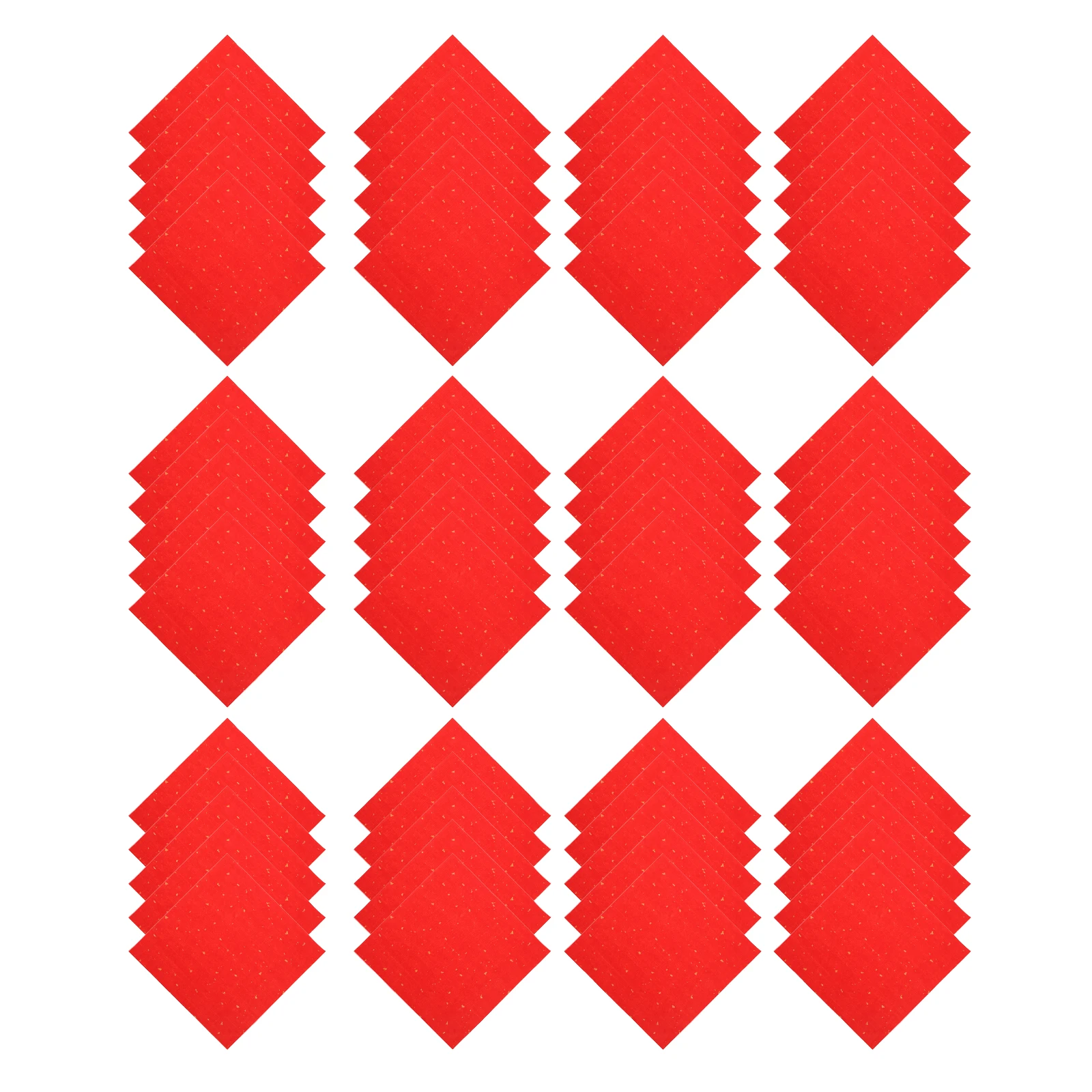 60 Pcs Calligraphy Practice Paper Chinese Red Xuan Caligraphy Brush Lettering China