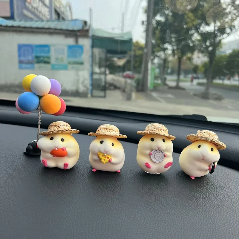 2023 Car decoration hamster car accessories new console cute doll car interior pendant car decoration  car accessories interior