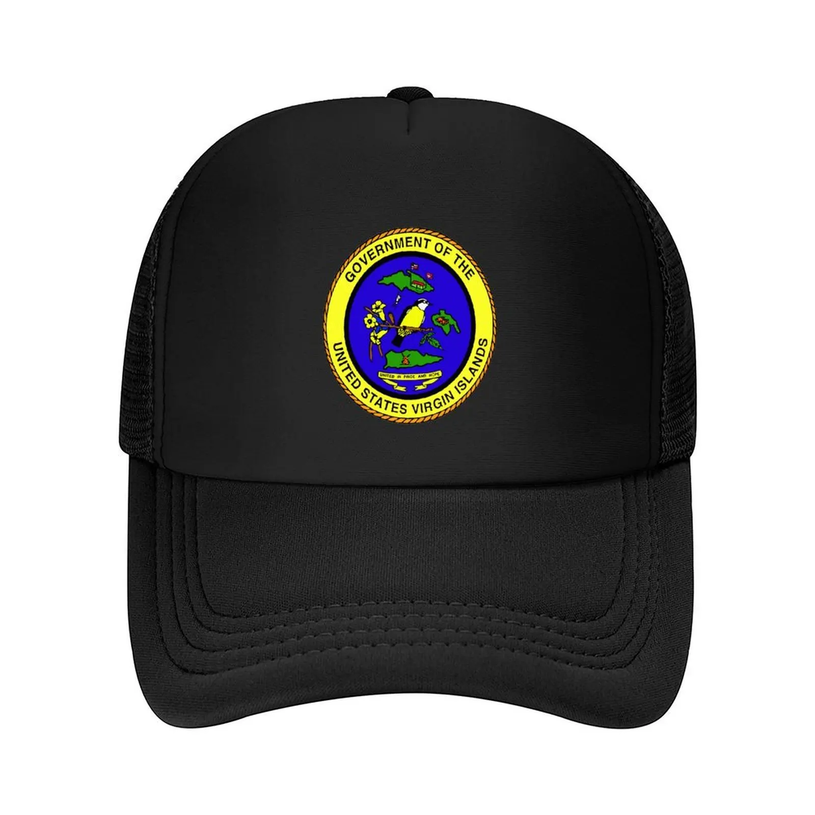 

Seal of the United States Virgin Islands Baseball Cap Golf Cap Hat Baseball Cap Sunscreen Men Luxury Brand Women's