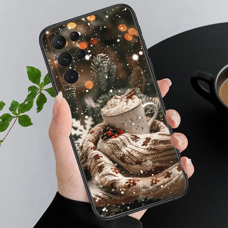 

Winter Christmas snowflake Phone Case For Samsung A55 A16 A56 A36 A35 A15 A53 A54 A33 A34 A25 A05S A52 A52S A14 A24 A26 A71
