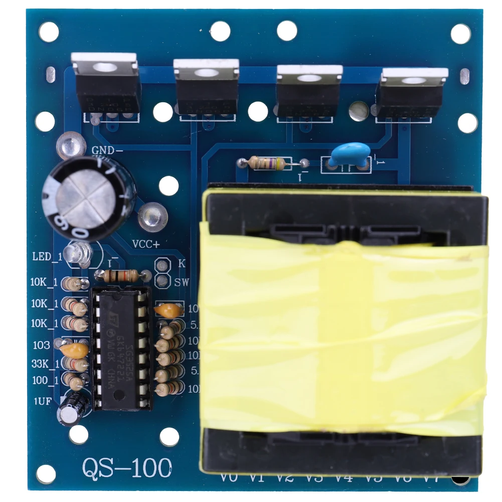 

500W Inverter Boost Board 20KHZ DC 12V To AC 220V Mini Boost Converter Board Square Wave Inverter Step Up Module