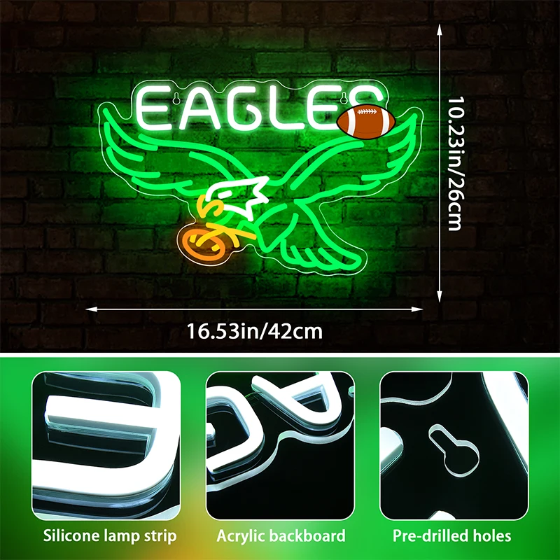 벽 장식용 네온사인, 남성용 네온 조명, 남자방, 클럽, 게임룸, 생일 파티 선물, 팬, 십대용