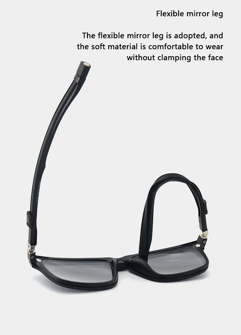 Myopie-Brille 5-teilige Magnetische Befestigung Polarisierte Clip-On-Brille Verstellbare Brille Basketball-Brille 2507A – Detail 3