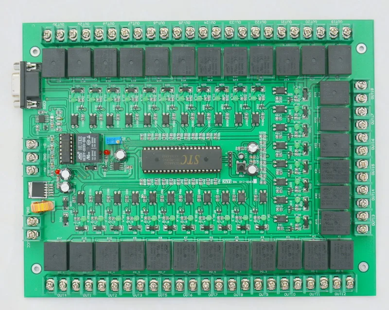 

Modbus Rtu Relay Module 30 Road Industrial Control Board/RS485/232 Serial Port/30 Road IO Expansion