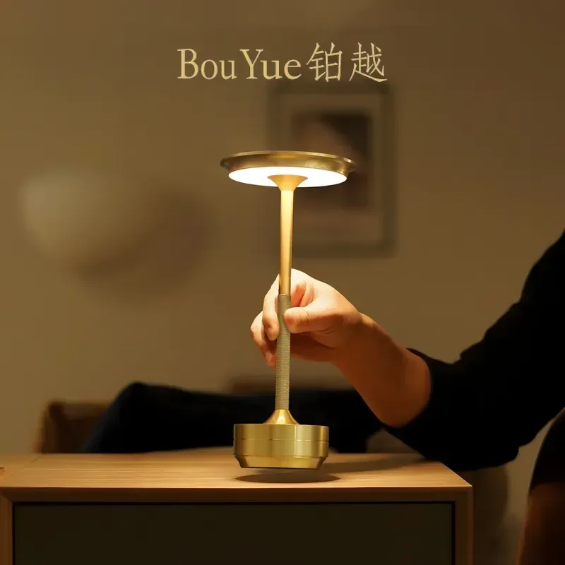 Nordic Dimmable Rechargeable Table Lamp Creative Ambient Light for Bar Restaurant Cafe Outdoor Camping Desk Night Light
