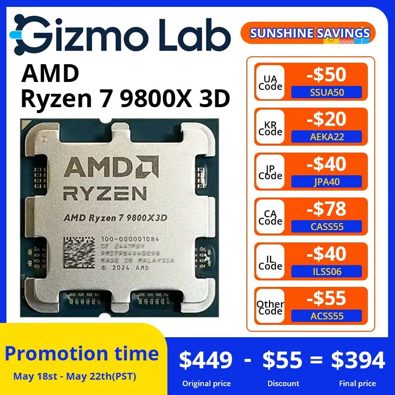 Ryzen 7 9800x3d-AliExpress
