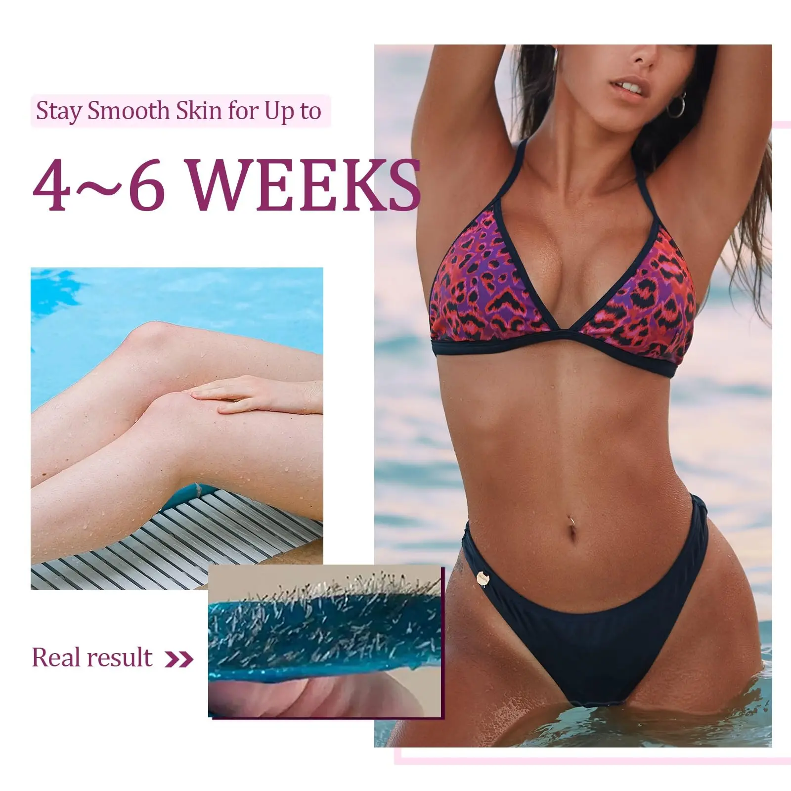 جهاز تسخين الشمع الدوار لإزالة الشعر بمقعد مزدوج، صندوق شمع لإزالة الشعر، مجموعة إزالة الشعر المنزلي للنساء والرجال