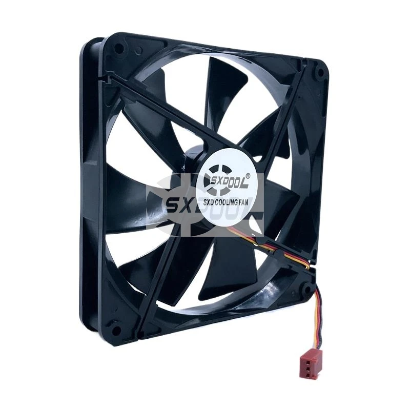 DF1402512SEDN DC Axial Server Cooling Fan 140x140x25mm 14025 12V 0.06A 1050RPM