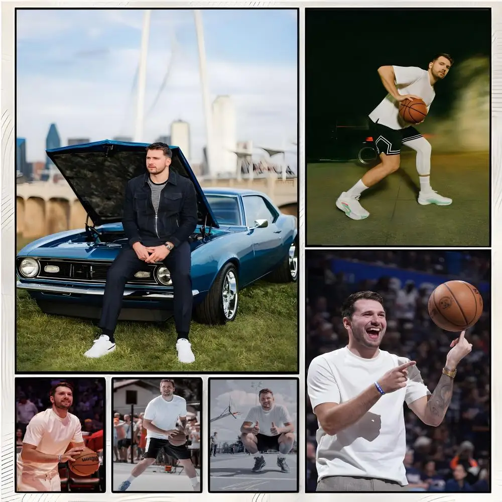 Athletic Player Luka Doncic Poster Superior Home Space  Indoor Decorative Art & Home Decor