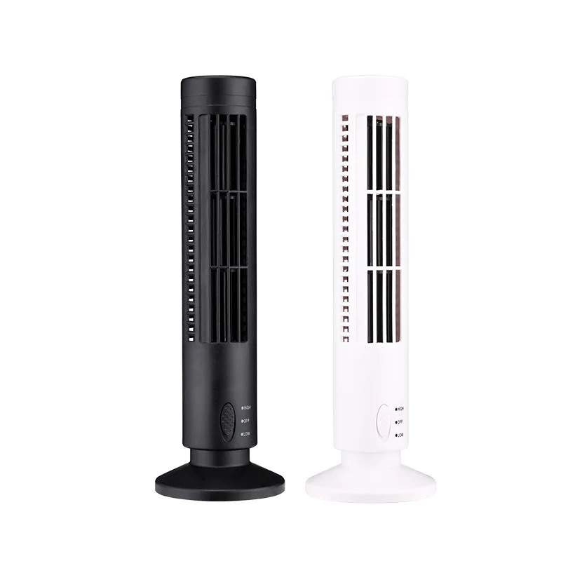 Ventilador Portátil Sem Hélices, Ar Condicionado de Mesa USB, Mini Ventilador de Torre para Casa e Escritório