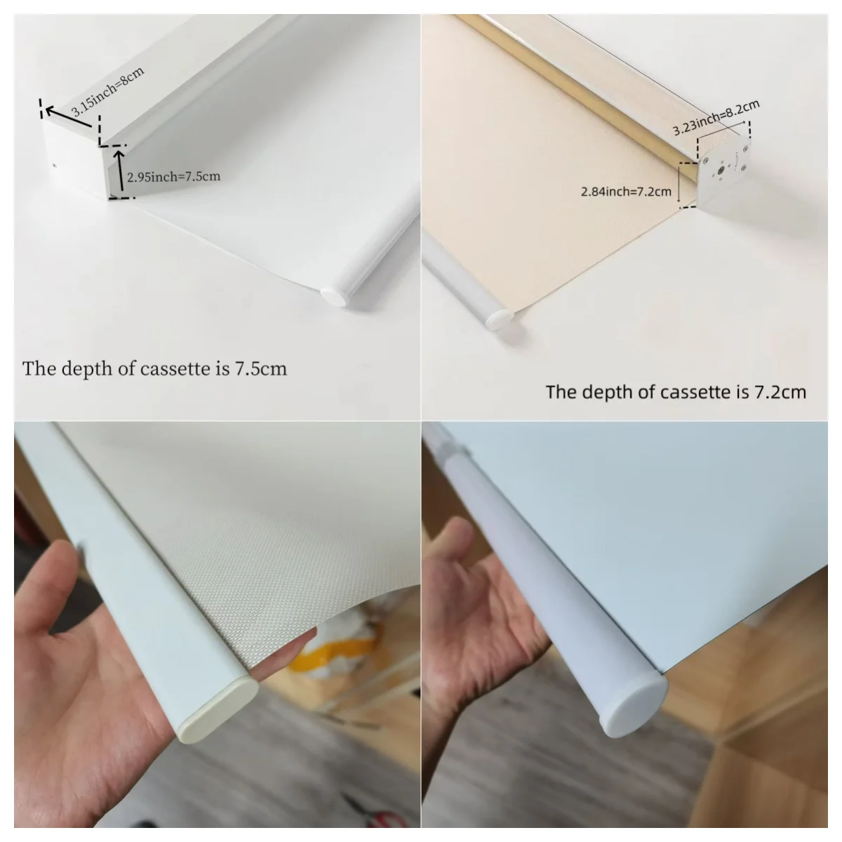 High Quality Modern Smart Automated Wireless Remote Control Motorized Zebra Roller Blinds for Windows view 5