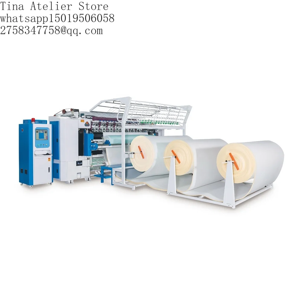 Heavy Du=ty Multi Nee=dle Chain Stitch Quilting Machine New Home Use Sewing Foam Mattress Quilter with Motor Core Component