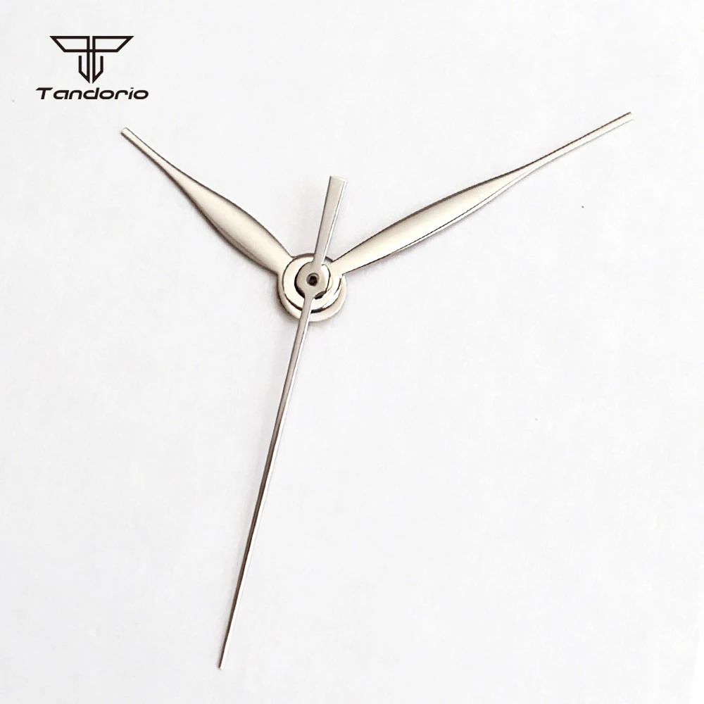 Blue/Gunmetal/Silver Color Sleek Leaf Watch Hands Set Fit NH34 NH35 NH36 NH38 Miyota82 ETA2824 PT5000 Wristwatch Mods Pointers