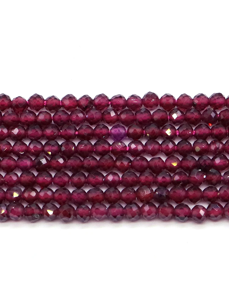 Faceted Red Garnet Beads 2
