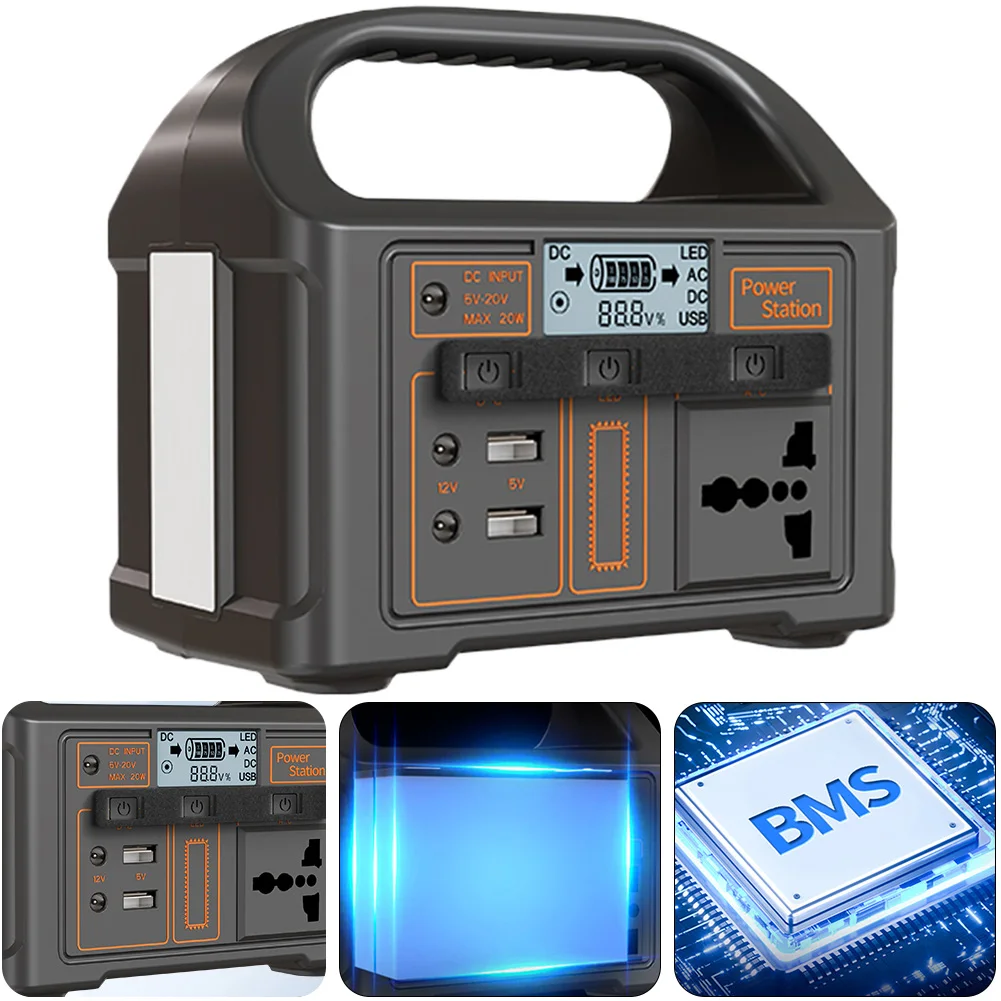 Generator mocy 100 W 110 V/220 V moc baterii 24000 mAh Outdoor Camping Power Bank przenośny generator zewnętrzny do przygód podróżniczych