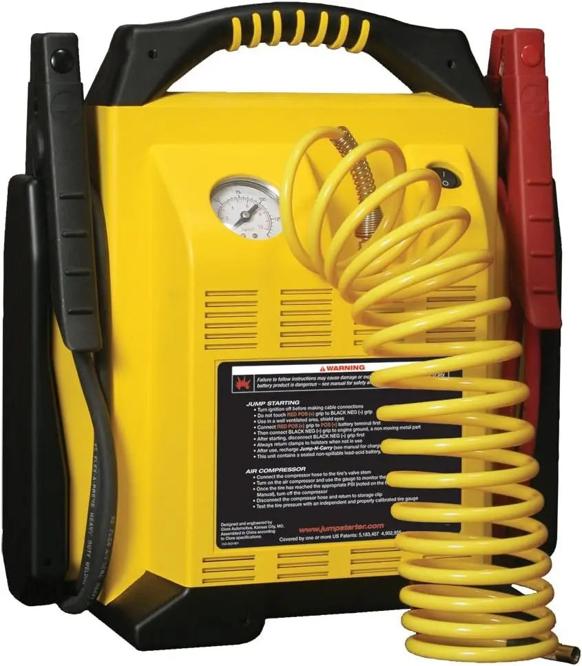 Jump-N-Carry JNCAIR 1700 Peak Amp Jump Starter with Air Compressor