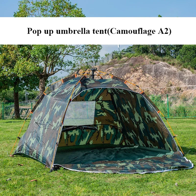 Fully Automatic Beach Tent Outdoor Camping Picnic Park Spring-pressed Flower Sunscreen Canopy Family Playing Quick Open Portable