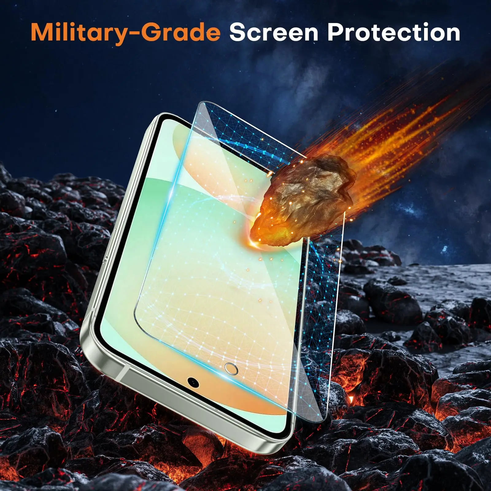 For Samsung Galaxy S24 FE 6.7 inch Screen Protector Tempered Glass Crystal Mica 9H HD Clear Transparent Anti Scratch