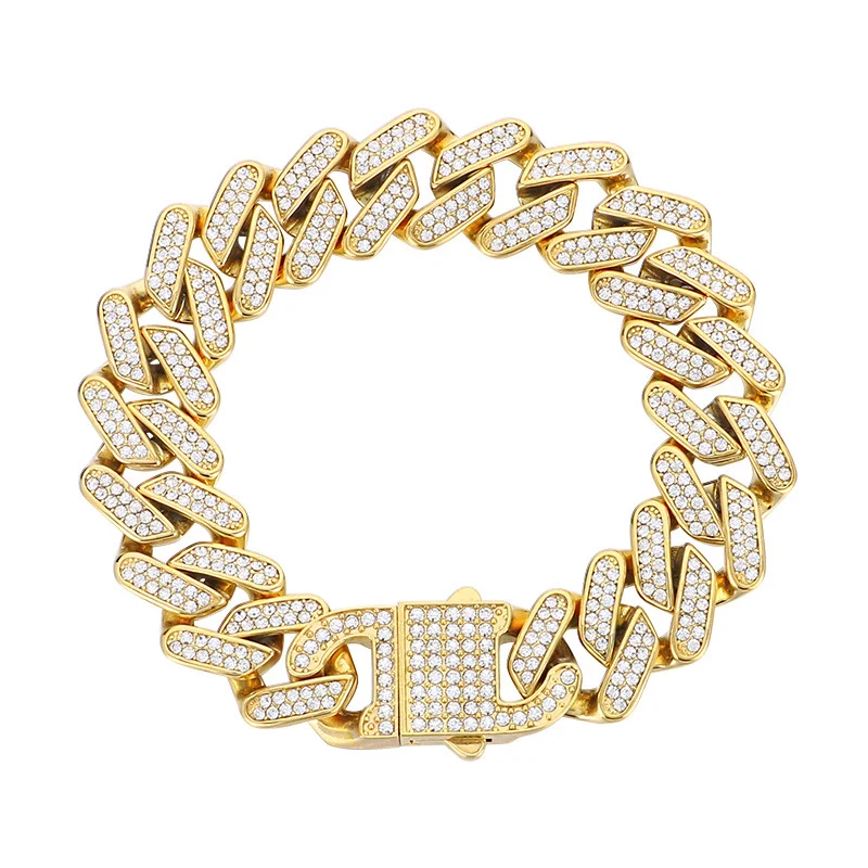 

Fongten великолепный дворец мужской браслет модная кубинская цепочка из нержавеющей стали модный комплект ювелирных изделий подарок на день Святого Валентина оптовая продажа