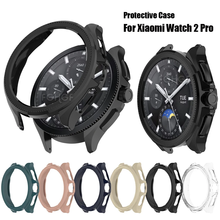 Hard Plastic Protective Cover For Xiaomi Watch 2 Pro Smart Watch Case Shell Frame Bumper For Mi Watch 2 Pro Protector Accessorie