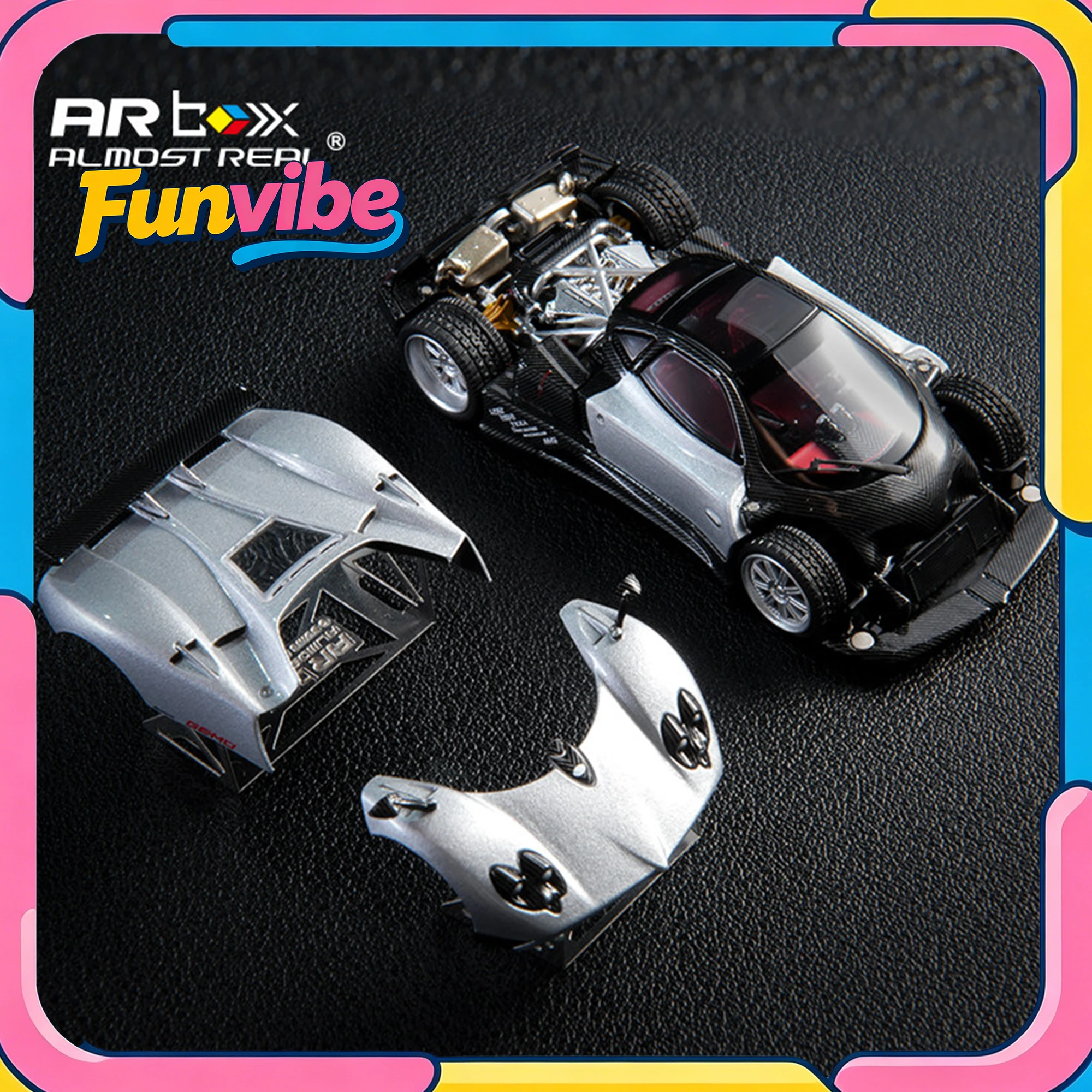 Масштабная модель автомобиля Pagani Zonda F (1:64) из коллекции Geneva Motor Show Edition, имитация, для демонстрации в комнате, подарок для мальчика