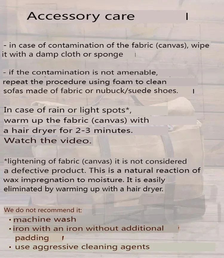 جلد البقر حقيبة من القماش مقاوم للماء سعة كبيرة المشي لمسافات طويلة في الهواء الطلق حقيبة سفر حقيبة عتيقة #6