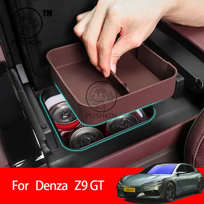

Для Denza Z9GT 2025 2026, автомобильный силиконовый ящик для хранения холодильника, лоток для отдыха, аксессуары для украшения интерьера