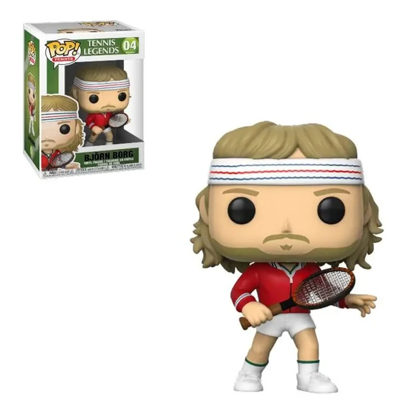 Funko pop tênis john mcenroe bjorn borg amanda anisimov maria sharapova global limitado colecionáveis boneca estatuetas modelo brinquedos